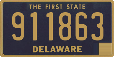 DE license plate 911863