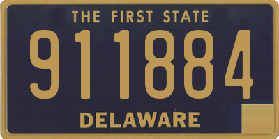 DE license plate 911884