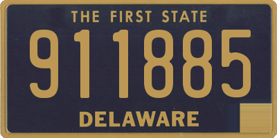 DE license plate 911885
