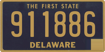 DE license plate 911886