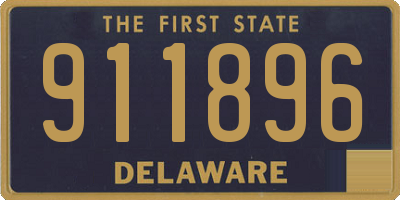 DE license plate 911896