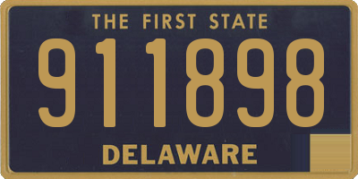 DE license plate 911898