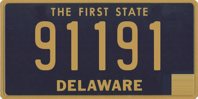 DE license plate 91191