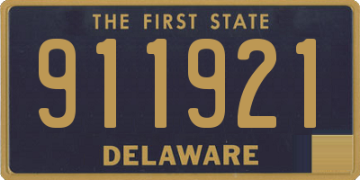DE license plate 911921