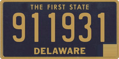 DE license plate 911931