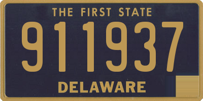 DE license plate 911937