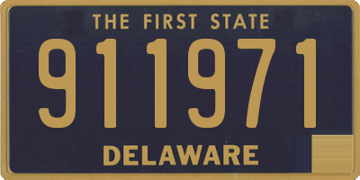 DE license plate 911971
