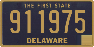 DE license plate 911975