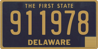 DE license plate 911978