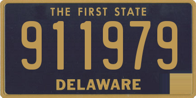 DE license plate 911979