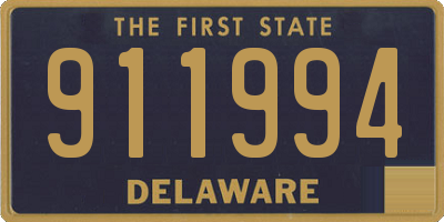 DE license plate 911994