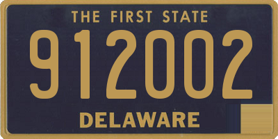 DE license plate 912002