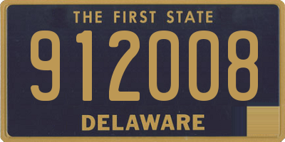 DE license plate 912008