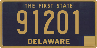 DE license plate 91201