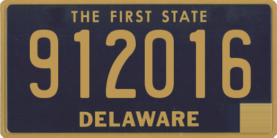 DE license plate 912016