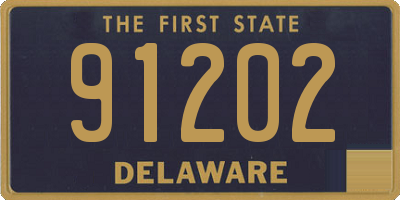 DE license plate 91202