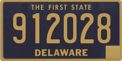 DE license plate 912028