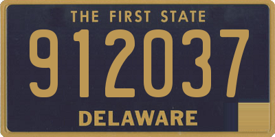 DE license plate 912037