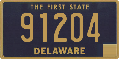 DE license plate 91204