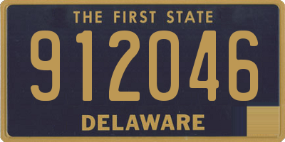 DE license plate 912046
