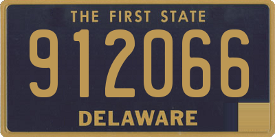 DE license plate 912066