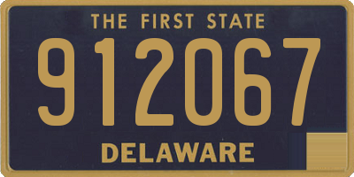DE license plate 912067