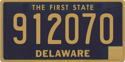 DE license plate 912070