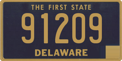DE license plate 91209