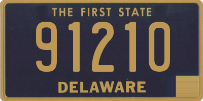 DE license plate 91210