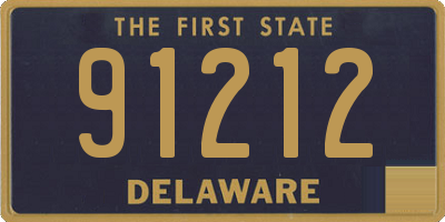 DE license plate 91212