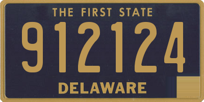 DE license plate 912124