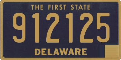 DE license plate 912125