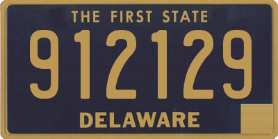 DE license plate 912129
