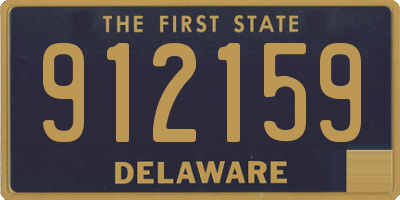 DE license plate 912159