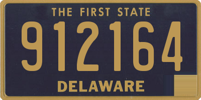 DE license plate 912164