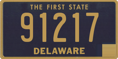 DE license plate 91217