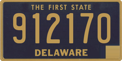 DE license plate 912170