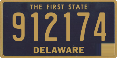 DE license plate 912174