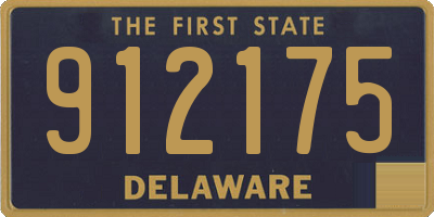 DE license plate 912175