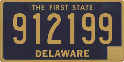 DE license plate 912199