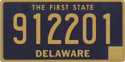 DE license plate 912201