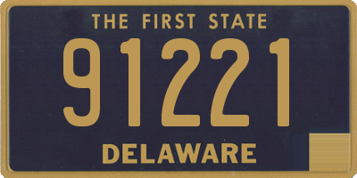 DE license plate 91221