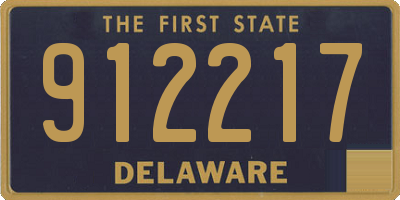 DE license plate 912217