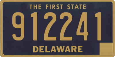 DE license plate 912241
