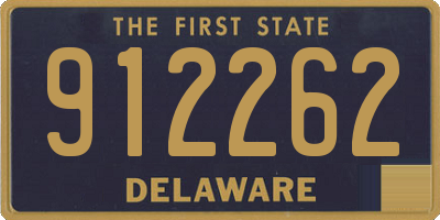DE license plate 912262