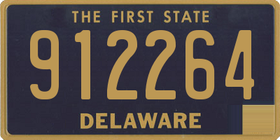 DE license plate 912264