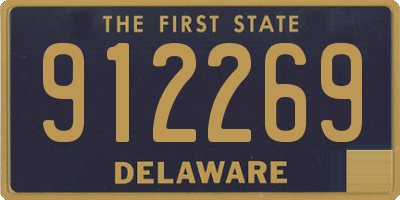 DE license plate 912269