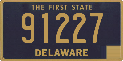 DE license plate 91227