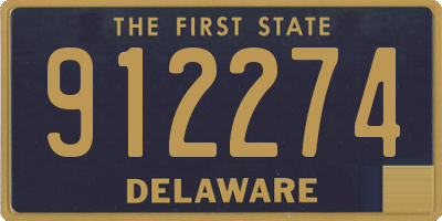 DE license plate 912274