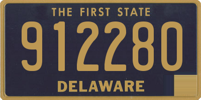 DE license plate 912280